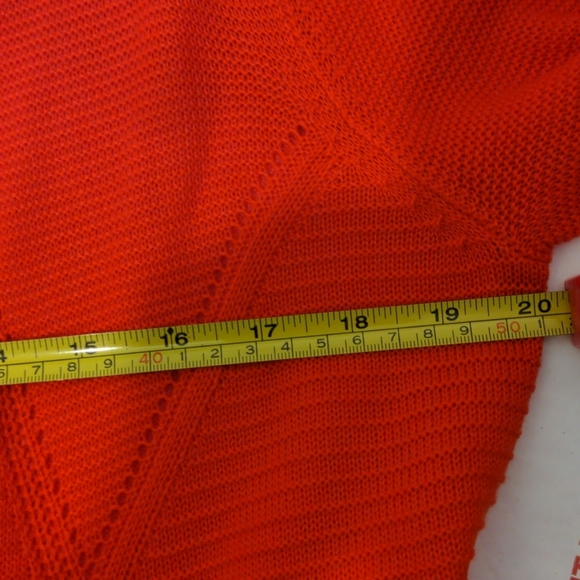 Worthington orange open front sweater - Picture 7 of 7